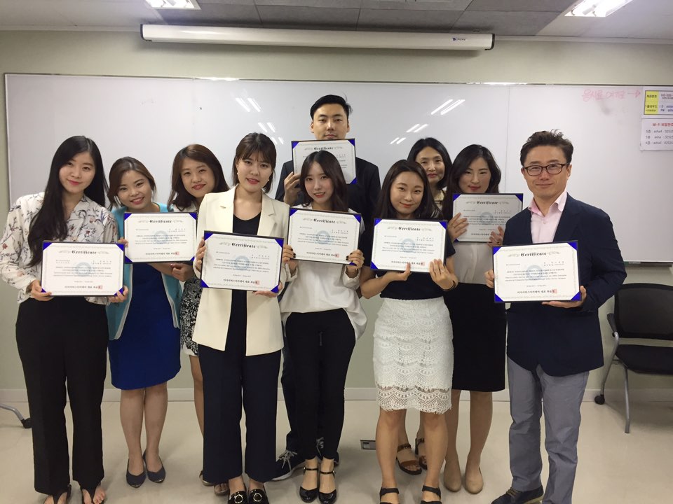286기 NCS기반 CS교육강사 강사양성과정 수료식입니다 